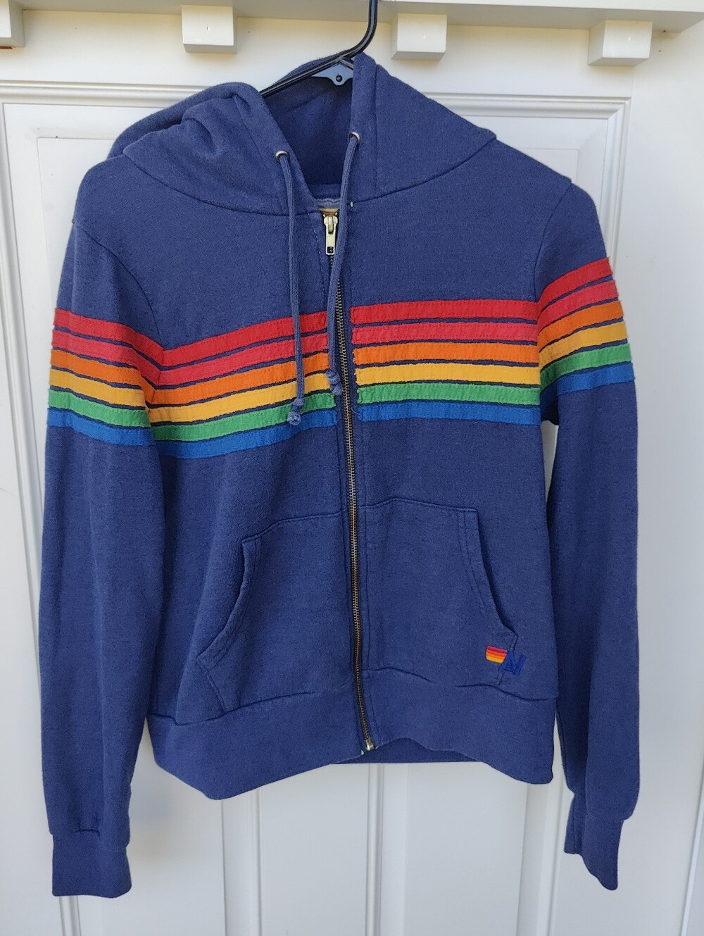 Aviator Nation five striped hoodie XS - Picture 4 of 9